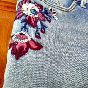 Jessica Simpson embroidered Jeans